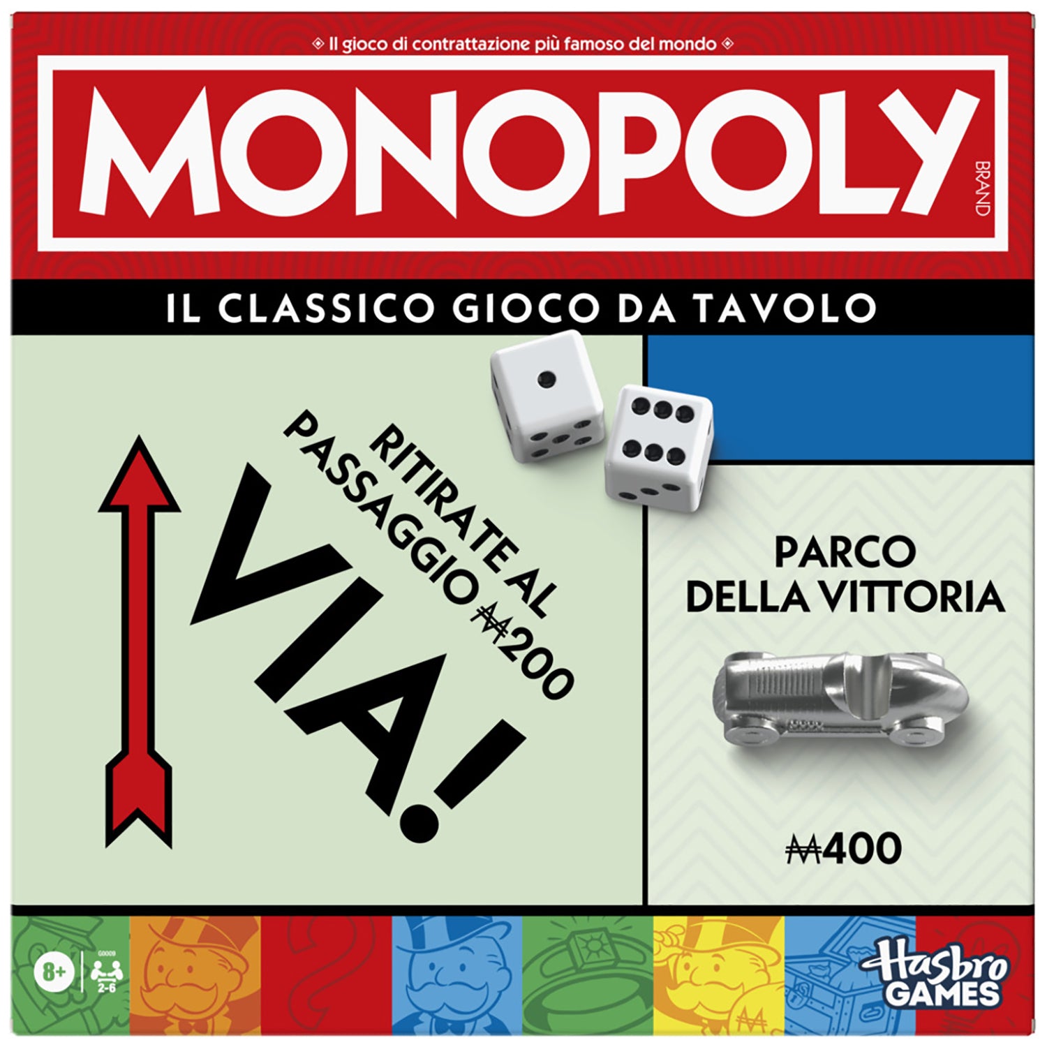 HASBRO - Monopoly Classic Refresh - Gioco da Tavolo